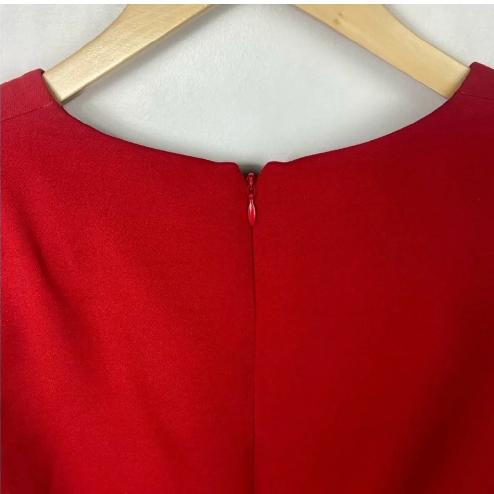 Alexander McQueen Wool Silk Fit Flare Dress 40 - Picture 4 of 8